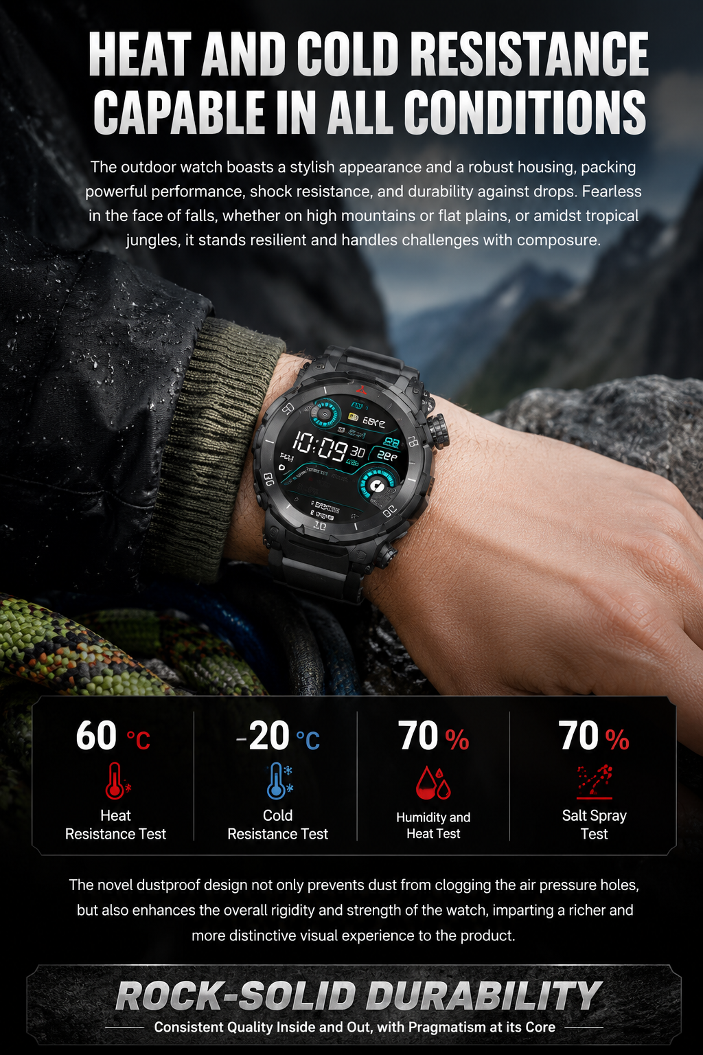 Smart watch with TWS headphones