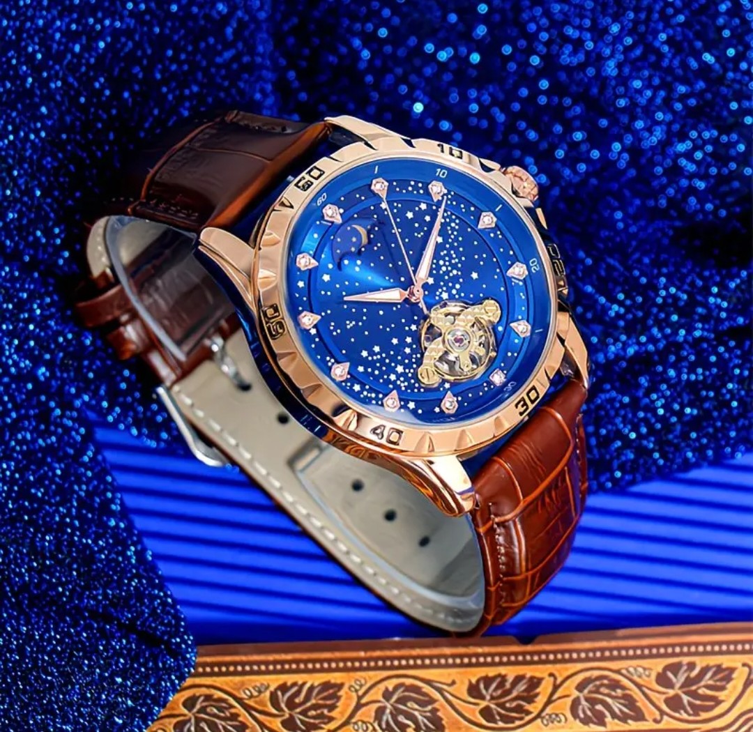 Celestial blue Automatic Watch
